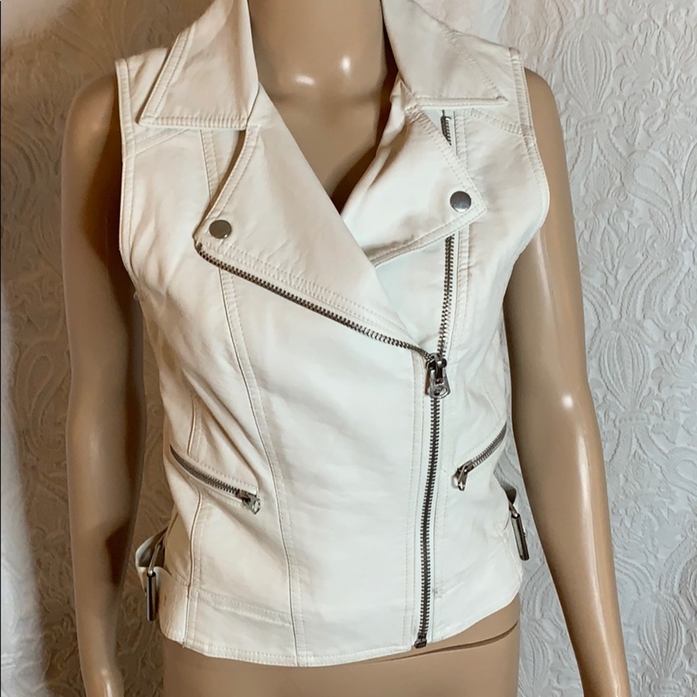Leather vest